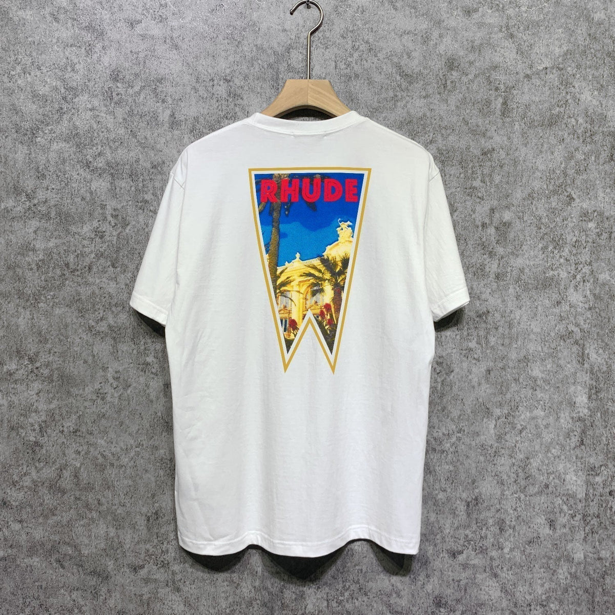 Rhude T-shirts Printed Trendy Pure Cotton