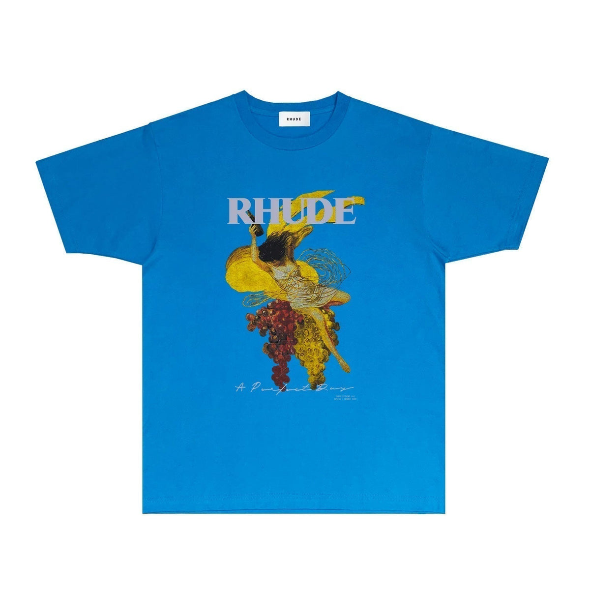 Rhude T-shirts Printed Trendy Pure Cotton
