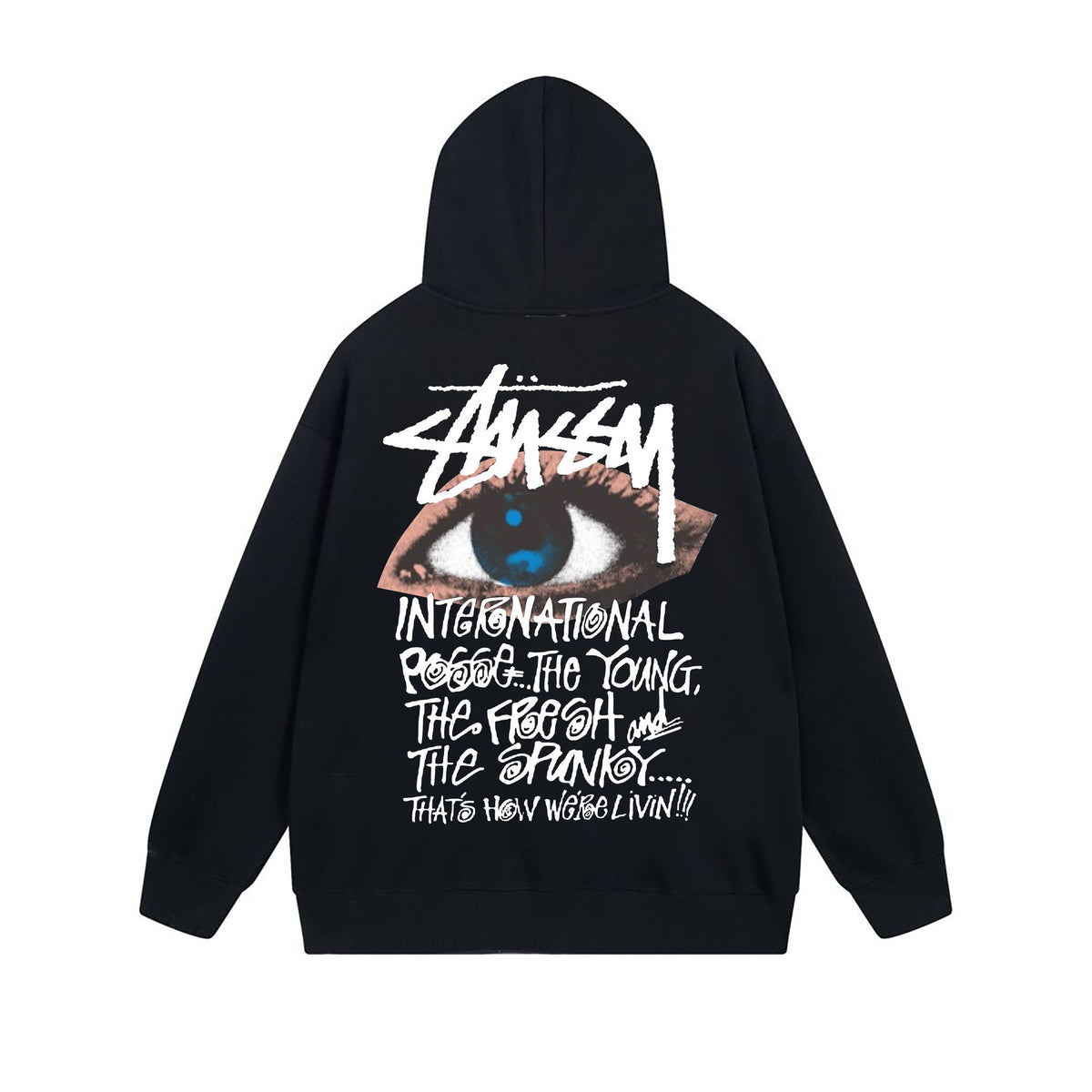 Stussy Hoodie Zip Cardigan Hooded Sweater
