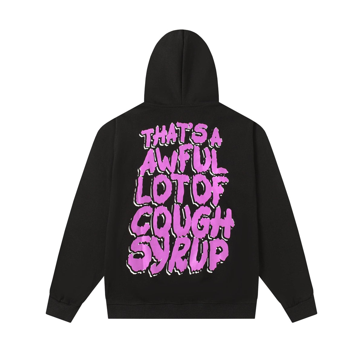 THAT'S A AWFUL LOT OF COUGH SYRUP Angel Tears Graphic Hoodie ¡ª back