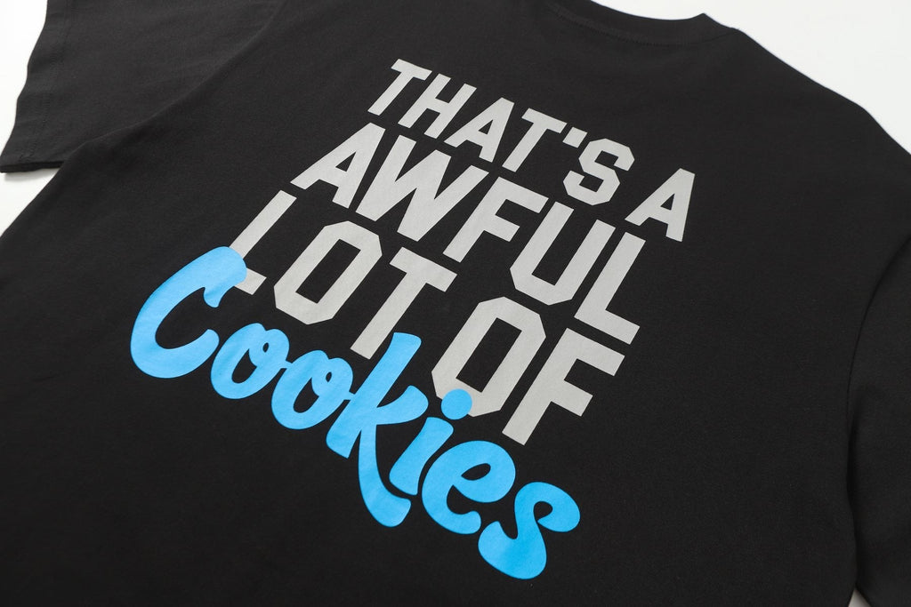 THAT'S A AWFUL LOT OF COUGH SYRUP Cookies & Cash Graphic T-Shirt ¡ª detail